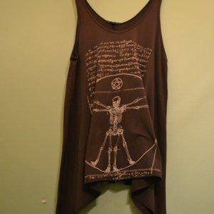 Graphic Tee - Vitruvian Skeleton